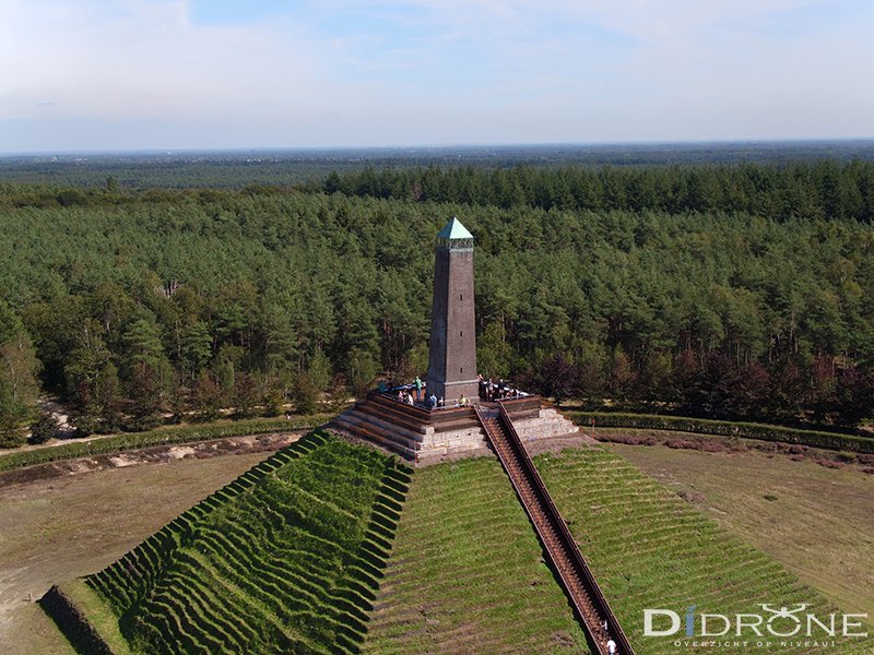 Piramide van Austerlitz by drone