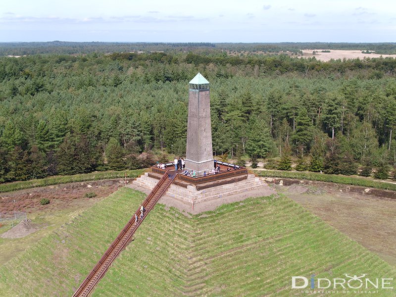 Piramide van Austerlitz by drone
